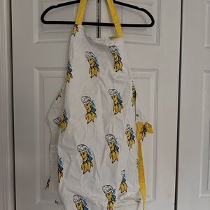 Kids Chef Apron with Fun Banana Print